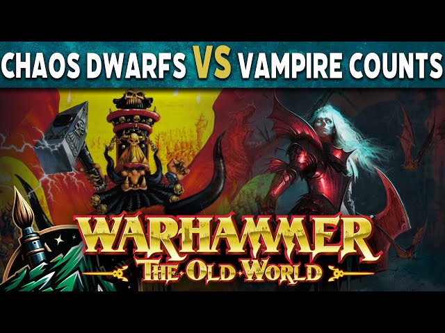 Chaos Dwarfs vs Vampire Counts Warhammer The Old World Battle Report