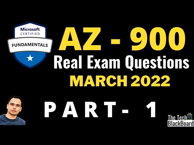 AZ-900: Real exam question and answer (with explanations) : 2022 Edition - Part 1