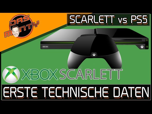 Microsoft Xbox Two Scarlett VS PS 5 - Erste technische Daten -Vergleich mit Playstation 5 | DasMonty