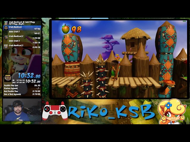 Crash NST Full Trilogy Any% in 2:21:00 by Riko
