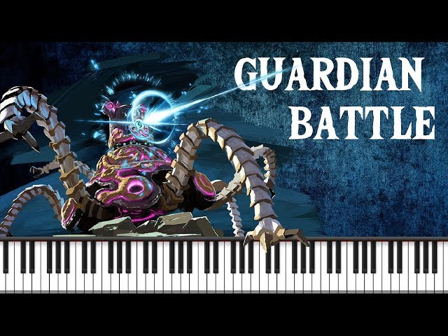 The Legend of Zelda Breath of the Wild - Guardian Battle | Piano Tutorial