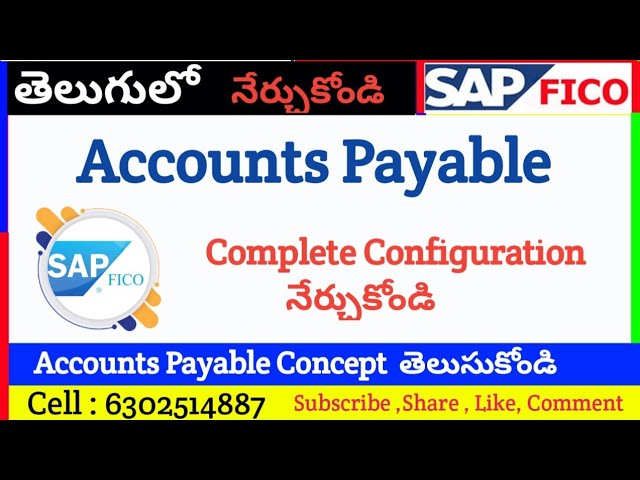 Streamlining Accounts Payable: SAP FICO Configuration Essentials | Part -2 | By Lokesh
