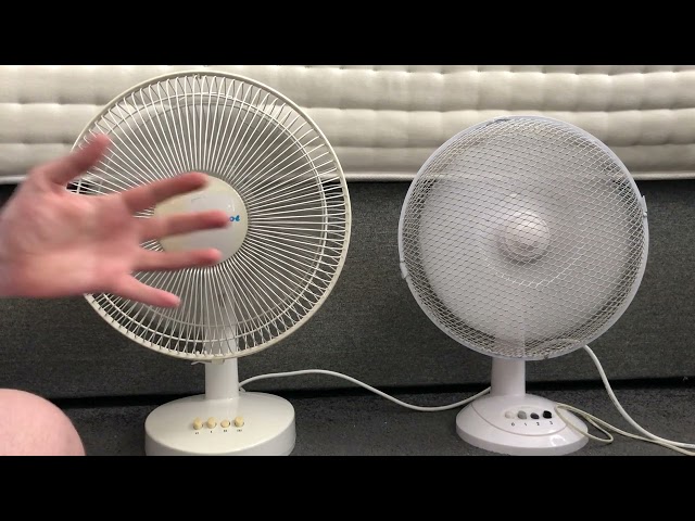 How the 12 inch desk fans have changed over the years