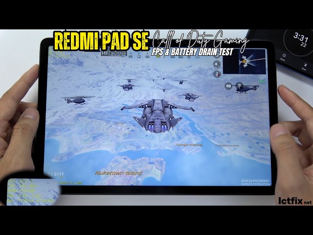 Xiaomi Redmi Pad SE Call of Duty Mobile Gaming test CODM | Snapdragon 680, 90Hz Display