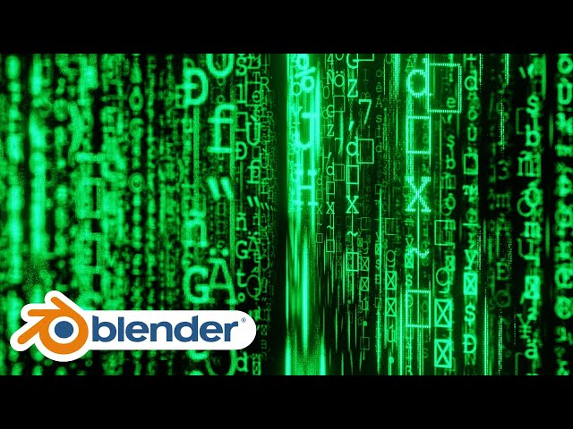 Blender Tutorial - Create a Matrix Style Sci-fi Animation in Blender 3.0