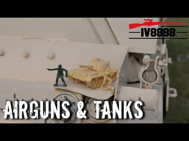 Shooting Army Men from Tanks with FX Airguns