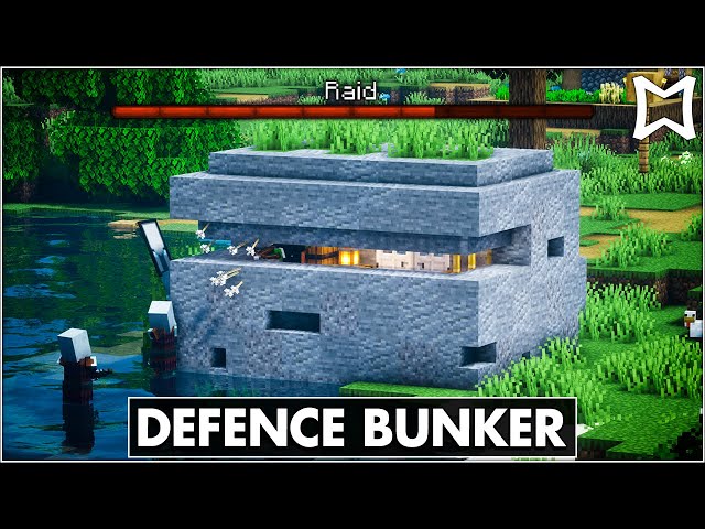 Minecraft Tutorial ► How To Build A WWII Defence Bunker (Easy)