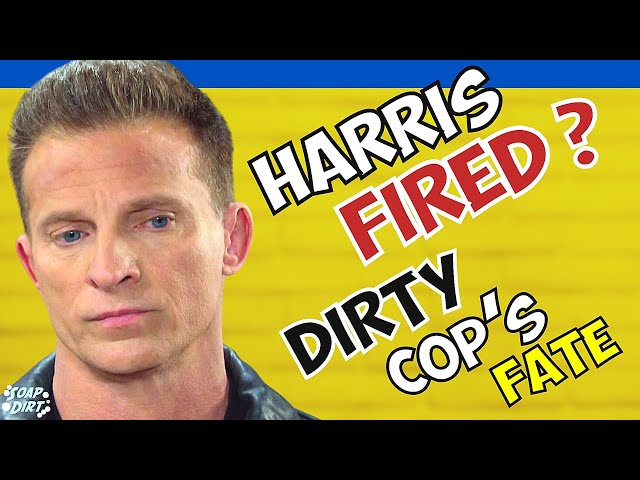 Days of our Lives: Harris Michaels Fired & Prison Exit for Dirty Cop? #dool #daysofourlives