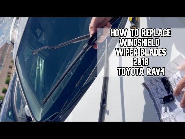 How to replace windshield wiper blades 2016-2018 Toyota Rav4 video #toyotarav4 #toyota #rav4