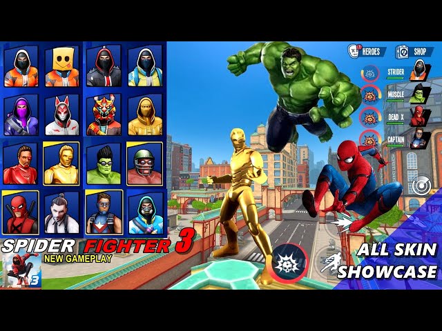 Spiderman, Hulk, Deadpool, Ironman, Captain Amerika, Avengers Vs Crime Part 419 || Spider Fighter 3