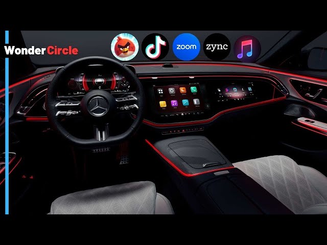 ⁴ᴷ 2024 Mercedes E Class Interior - Angry Birds - TikTok - Zoom - ZYNC - Apple Music Dolby Atmos