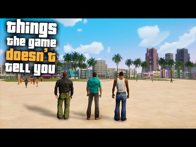 GTA Trilogy Definitive Edition - 20 Things It DOESN'T TELL YOU