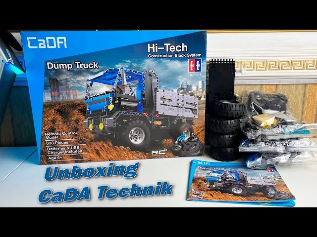 تفريغ علبه كادا تكنيك - تفريغ شاحنة Unboxing CaDA Technic - Dump Truck