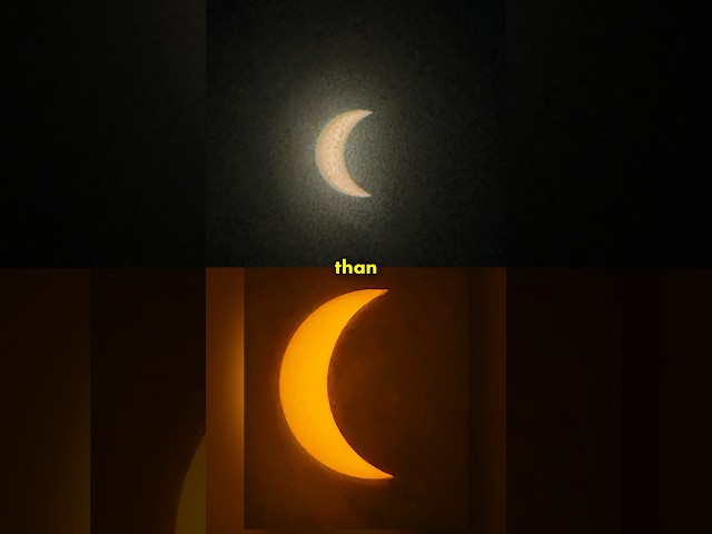 iPhone vs Samsung Solar Eclipse Photos 😳