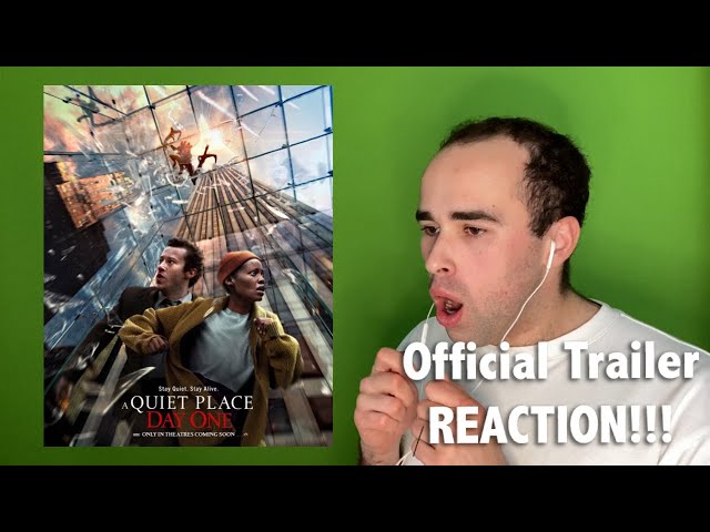 A Quiet Place: Day One Official Trailer 2 REACTION!!!