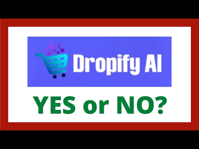 Dropify AI Review - Legit DropifyAI App?