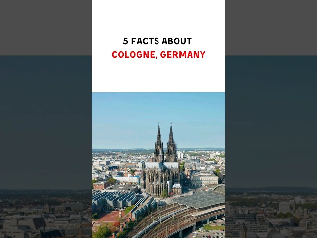 5 Facts about Cologne in 43 secs. Cologne Germany