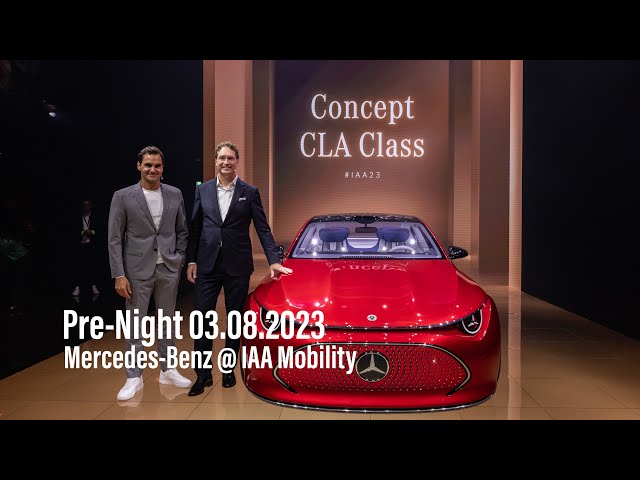 Mercedes-Benz Pre-Night IAA Open Space München am 03.09.2023 mit Vorstellung des Concept CLA Class