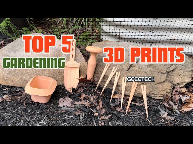 5 Essential 3D Prints for Your Garden: Enhance Your Gardening with 3D Printing! Geetech Filament