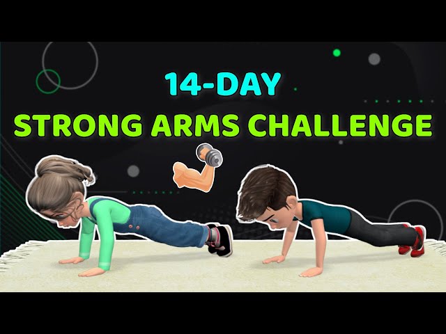 14-DAY STRONG ARMS CHALLENGE: STRENGTH EXERCISES FOR KIDS