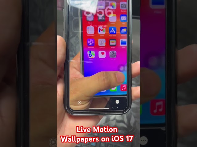 iOS 17 Live Motion Lockscreen Wallpaper #shorts #iphone #ios17 #livewallpapers