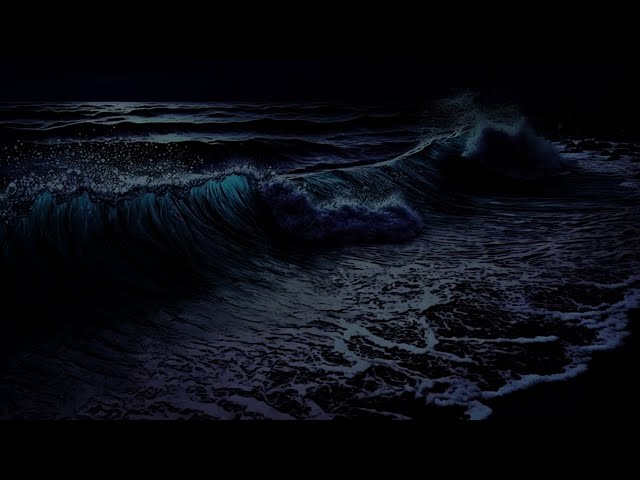 Serene Ocean Waves for Peaceful Sleep | Calming Seascape for Relaxation | Ocean Waves White Noise