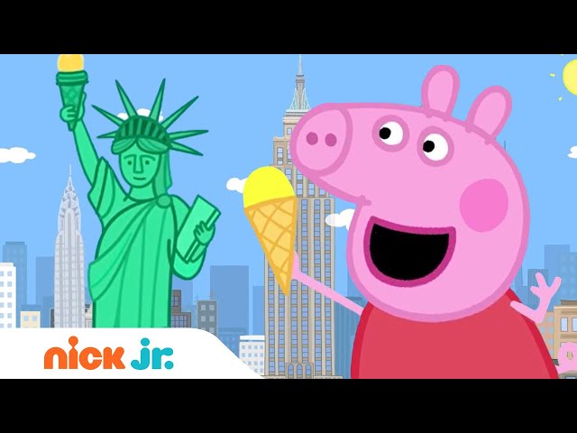 Peppa Pig Visits the USA! | Amazing America | Nick Jr.