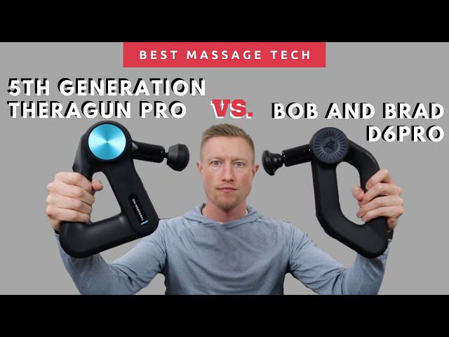 Bob and Brad D6 Pro vs Therabody Theragun Pro (5th gen)
