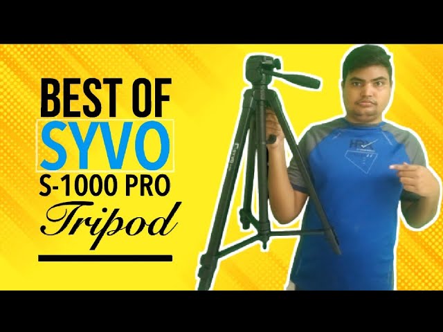 Best of SYVO S-1000 PRO Tripod with mobile holder unboxing and review  @iyasirguide