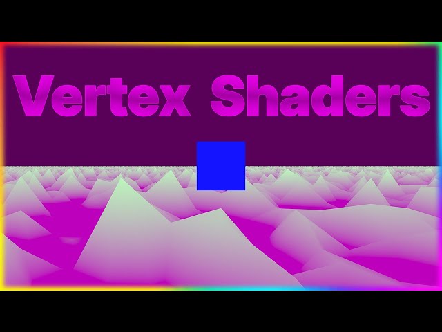 Creating mountains from planes with vertex shaders and Bevy