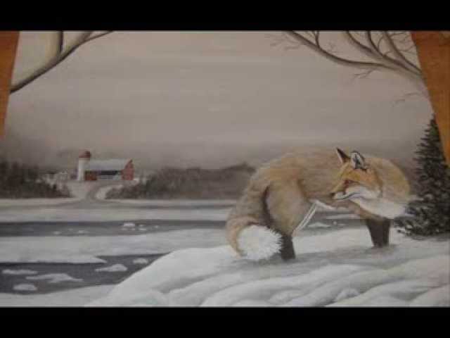 WILDLIFE ART -Fox, Deer, Hawk