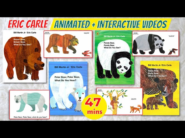 Polar Bear Polar Bear What Do You Hear | Brown Bear Brown Bear What Do You See Read Aloud Animated