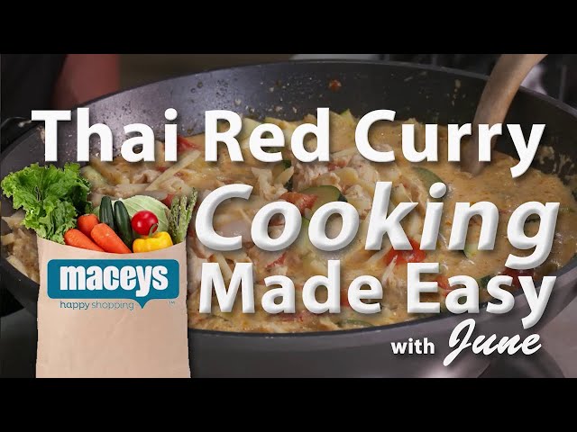 Thai Red Curry | Cooking Made Easy with June