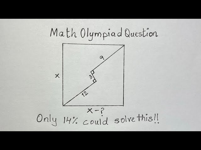 Czechia Math Olympiad Question | only 14% could solve this!!