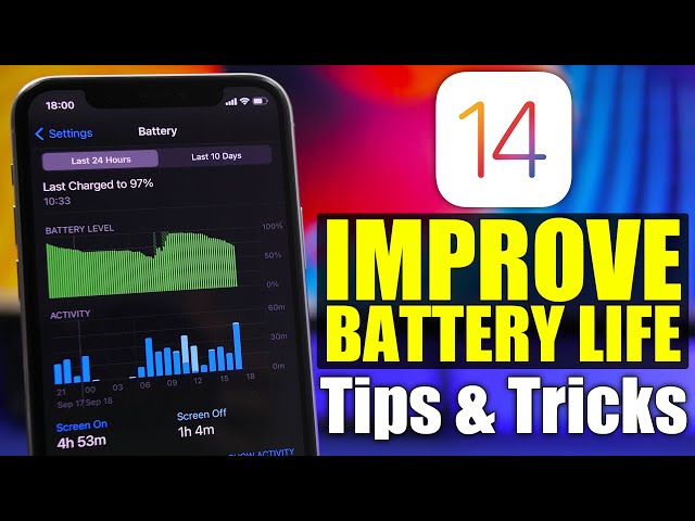 Improve iOS 14 Battery Life - 25 Tips & Tricks !