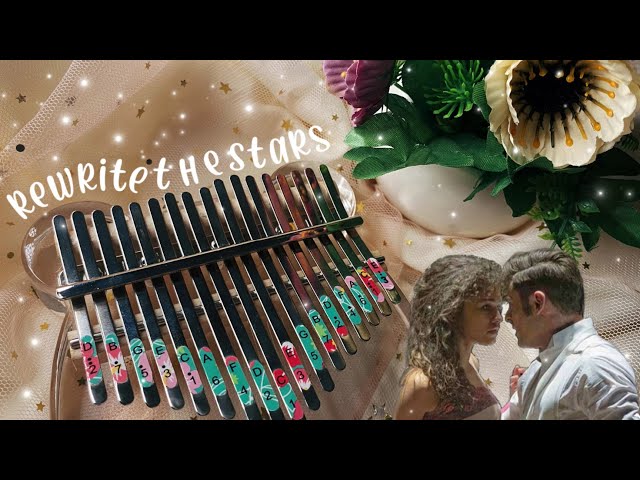 rewrite the stars // kalimba cover with tabs