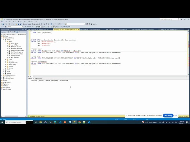 All about SQL | Basic and complex queries | Microsoft SQL Server (Part 1)