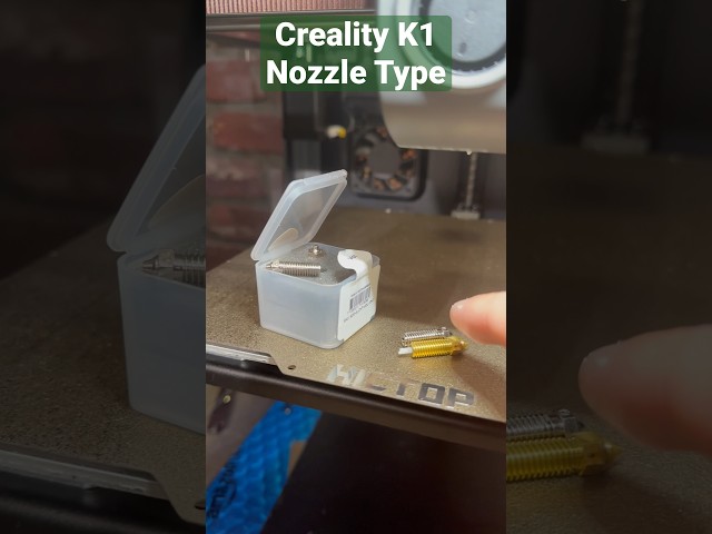 Creality K1 Nozzle Type and Bondtech CHT Bimetallic Volcano