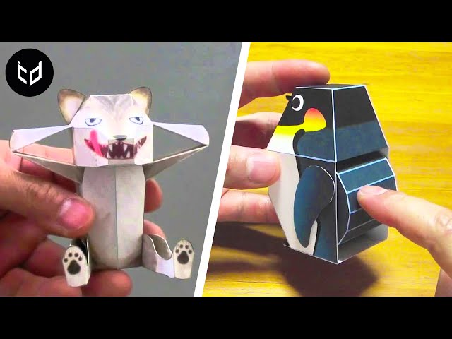 INCREDIBLE Kamikara Paper Toys (Japanese Artist Haruki Nakamura)