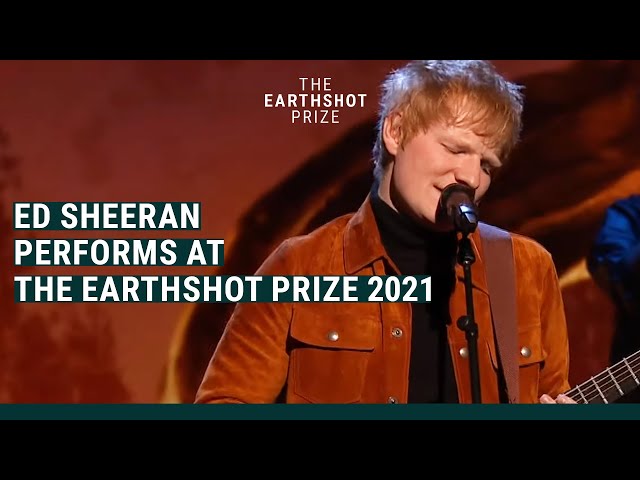 Ed Sheeran Performs Visiting Hours at The 2021 Earthshot Prize Awards #EarthshotPrize