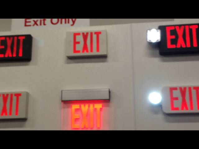 Exit Signs + Emergency Lights | The Korsen Training Center