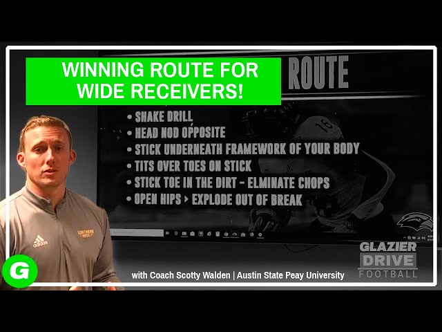 Teaching Wide Receivers to Win Their Routes | Glazier Clinics