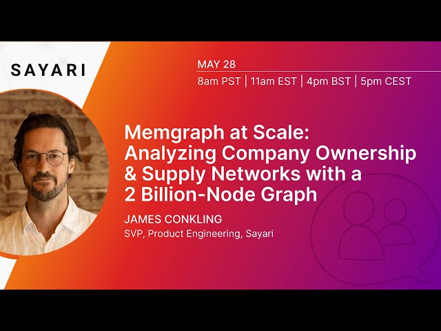 Webinar Teaser - Memgraph at Scale: Corporate & Trade Networks Analysis with a 2-Billion-Node Graph