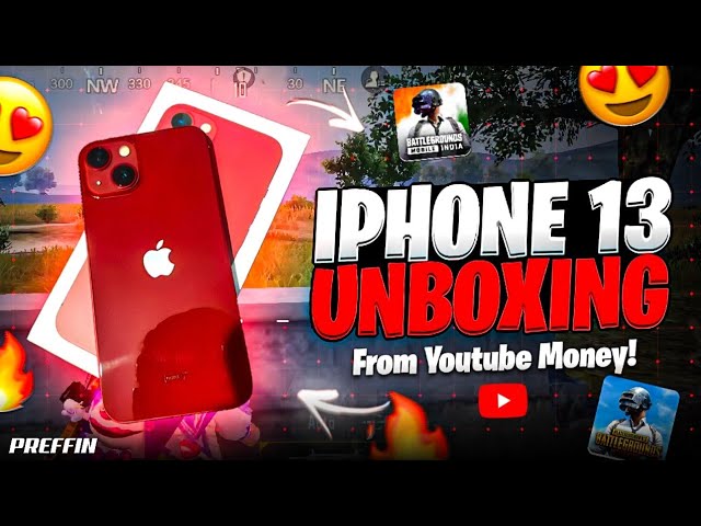 🔥iPhone 13 Unboxing from YouTube Money | iPhone 13 Unboxing in 2024