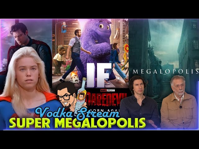 SUPERMAN and SUPERGIRL, Coppola Megalopolis, Daredevil Logo is Born Again - Vodka Stream