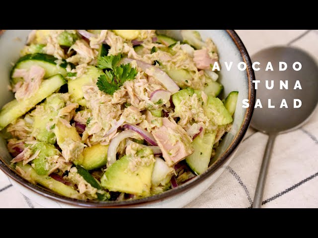 Avocado Tuna Salad | Fresh, Healthy & Very Delicious | No Mayo Tuna Salad Recipe
