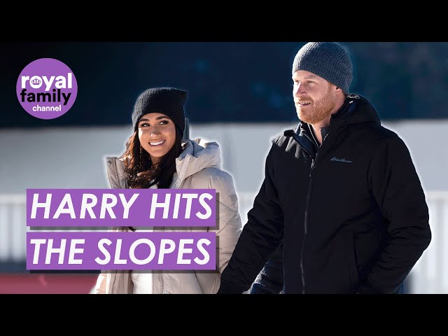 Harry and Meghan Spotted on Canadian Ski Slope Ahead of Invictus Games