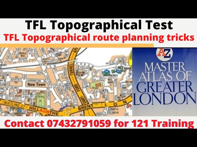 TFL topographical test | Basic information about Topographical test/TFL Topographical route planning