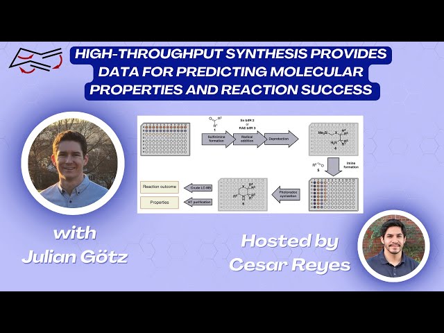 Using High-throughput Synthesis Data to Predict Properties and Reaction Success with Julian Götz