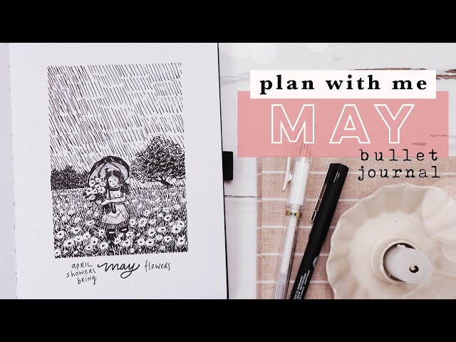 Plan With Me | May 2023 Bullet Journal MAY FLOWERS